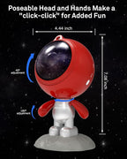AIRIVO Astronaut Galaxy Projector, Star Projector for Bedroom, Robot Galaxy Projector Night Light for Kids, Bluetooth Speaker Ceiling Projector, Room Decor Gifts for Adults, Teens, Christmas