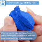 3300 PCS Artificial Fake Rose Petals,Flower Petals,Romantic Nightfor Her/Him Set,Wedding, Engagement, Party, in Bulk Flower Decorations（Dark Blue）