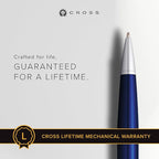 Cross Bailey Refillable Ballpoint Pen Presented in a Premium Gift Box - Medium Point, Black Ink, Blue