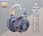 OneOdio Wired Over Ear Headphones Studio Monitor & Mixing DJ Stereo Headsets with 50mm Neodymium Drivers and 1/4 to 3.5mm Jack for AMP Computer Recording Podcast Keyboard Guitar Laptop - Grey