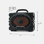 Turtlebox Original Gen 3: Portable Outdoor Bluetooth Speaker – Ultra-Loud (120dB), Waterproof (IP67), Rugged, Impact-Resistant, 3-Day Battery | Party Mode: Unlimited Pairing Stereo, Green/Blaze Orange