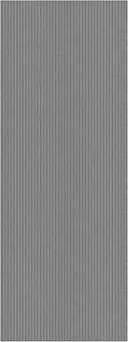 Ottomanson 2' x 10' Hallway Runner with Scraper Pile Extra Durable Non-Slip Rug Mat for Indoor & Outdoor Use - Ideal for Kitchen, Entryway, Patio & Garage - High-Traffic Carpet, Gray
