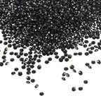 PATIKIL 4000 Pcs Wedding Table Scatter Confetti Crystals 6 mm Acrylic Diamonds Vase Fillers Gems for Table Centerpiece Decorations Party Vase Beads, Black