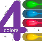 Add Life to The Party! 24 Neon Maracas, Adorable Party Favors, Noisemaker for Birthday Parties, 4" Neon Maracas - for Mexican Fiesta, Luau Party, Or Classroom Musical Fun (1 Dz Pairs)