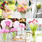 Floral Arrangement Kit,17 Pieces Flower Tools Include Floral Wire Cutter Scissor Floral Tape 22 Gauge Paddle Wire 26 Gauge Stem Wire Pearl Corsage Pin Bouquet Wrap Florist