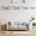 Personalized Infinity Symbol, Metal Love Sign, Love Sign Infinity Heart Sign Metal Wall Decor, Metal Wall Art Decor, Valentine'S Day Gift For Her, Personalized Anniversary Wedding Gift For Couple