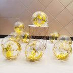 Gold Metallic Foil Star Confetti 0.78inch/2cm 8000PCS Table Confetti for Party Birthday Decoration or Filled Balloons