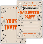 Halloween Party Invitations, Ghost Spooktacular Halloween Party Fill in Invites Cards With Envelopes (20 Count), Double Sided Design