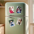 Magnetic Picture Frames for Refrigerator 8x10 Inch, Magnetic Photo Holders for Fridge, 3 Pack Acrylic Magnetic Picture Frame for Displaying Frames,Children Artworks