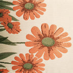 13×72 Inch Table Runner, Retro-Luxury Tassels Series for Kitchen Dining Table Holiday Decoration (Daisy)