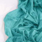 Teal Green Cheesecloth Table Runner 6 Pack Fall Table Runners Boho Gauze 120 Inches Turquoise Cheese Cloth Fall Table Decorations for Thanksgiving Wedding Bridal Baby Shower Tea Party Decor