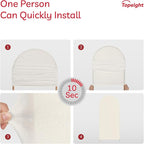 Set of 2 Arch Backdrop Cover Beige High Elastic Wrinkle-Resistant Arch Cover Spandex Fabric Thick Opaque Round Top Chiara Backdrop for Weddings Birthday Baby Shower Garden 6.6FT, 8FT