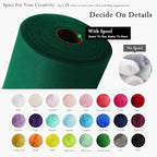 Hunter Green Tulle Fabric Rolls 54 Inch by 40 Yards Tulle Bolt Spool for Wedding Decorations DIY Tutu Baby Shower Table Skirt Ceiling Decor Birthday Party Craft Supplies