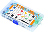 300Pcs Jumper Caps Kit 2.54mm 2.0mm 1.27mm Compatible with Arduino Raspberry Pi PCB Circuit Board Connection Pin
