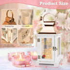 30th Wedding Anniversary Lantern 30th Anniversary Wedding Gifts for Couple Parents Grandparents Husband Wife, Happy 30th Anniversary Decoration