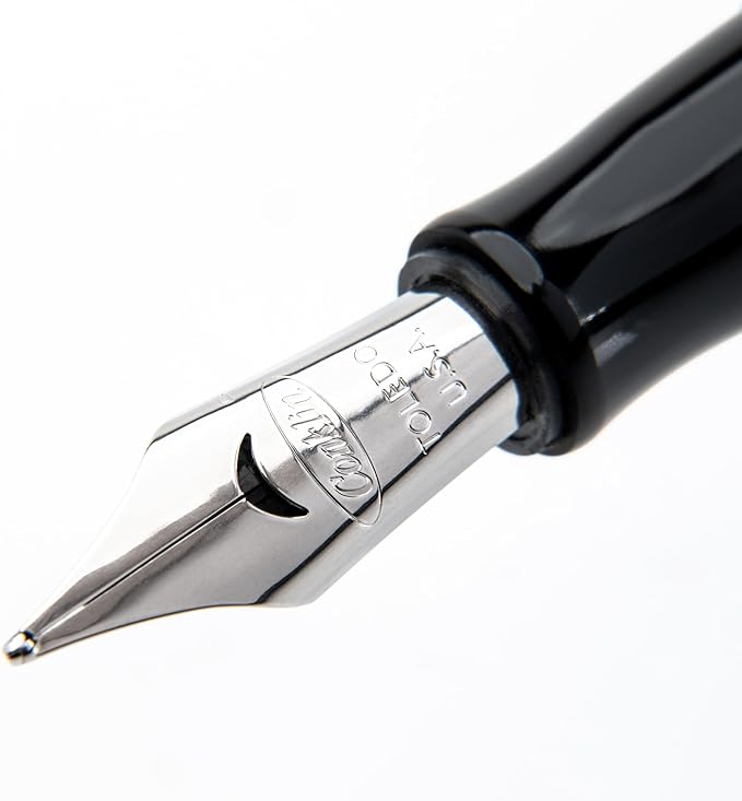 Conklin Duragraph Fountain Pen Ice Blue - Flex Nib, Dynamic Writing Tool with Cool Blue Finish