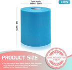 6" x 200 Yards Turquoise Tulle Fabric Rolls, Teal Spool Tulle Ribbon for DIY Tutu Skirt Wedding Decoration Baby Shower Birthday Party Backdrop Gift Wrapping Bow Craft Supplies