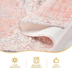 Snycler Table Runner Boho Table Runners Vintage Elegant Farmhouse Table Center Linen Decor for Home Dining Party Entrance (13x108 Inch) Light Pink