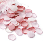 Serwalin 300Pcs Silk Rose Petals Flower Petals for Weddings Blush Pink Petals Fake Petals for Proposal Aisle Flower Girl Basket Bridal Shower Table Decor (3 Color Mixes)