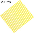 uxcell 20pcs Hot Glue Sticks for Glue Gun 7mm/0.28-inch x 10-inch Mini Hot Melt Adhesive Glue Stick Yellow