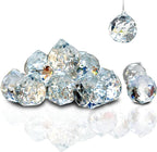 10pcs Crystal Ball Prism Sun Catcher Rainbow Maker Pendants 40mm Decorative Ball Paperweight for Table Decor, Wedding Party Centerpieces