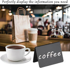 20 Pack Mini Chalkboard Signs,Food Labels for Party Buffet Weddings and Bakery Table Signs Small Chalkboard Sign Reusable Food Signs for Buffet Easy to Write On and Erase(4"x3")