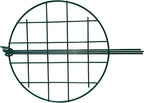12 x 16 inch Poeny Cage Grow Through Grid Plant Brace Flower Support Rings, Pack of 10 Round Metal Plant Stakes Rings, Strong Large Garden Supports for Flowers, Peonies, Rose, Lily