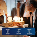 FLSNT 60W Equivalent LED Chandelier Light Bulbs, Dimmable LED B11 E12 Candelabra Base Bulbs, 3000K Warm White, 500LM, 6 Pack