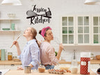 Custom Kitchen Name Sign, Personalized Metal Kitchen Sign, Housewarming Cooking lover Gifts, Mom's Day Gifts, Kitchen Gifts for Grandma