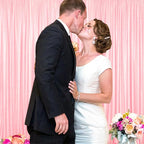 ShinyBeauty Pink Sequin Backdrop 4x10ft Sequin Backdrop Curtains 4 Pack Backdrop for Party Sparkly Curtain Selfie Wall for Parties Wedding Decoration