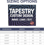 Personalized Tapestry by DreamController | Custom Wall Hanging for Home & Events | Add Your Photo, Text, or Logo | HD Printed Fabric | Made in the USA