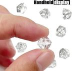 Reusable Fake Ice Cubes 2500 pcs 6 x 9 mm for Rock Crystals Treasure Gems for Table Scatters, Vase Fillers, Wedding Photography Props Vase Fillers