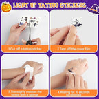Halloween Bubble Machine Wand for Kids, Light up & Music Pumpkin Bubble Wand-2 Temporary Tattoos and 5 Bubble Solution, Halloween Boo Basket Stuffers for Toddlers Boys & Girls 3 4 5 6 7 8 + Years Old