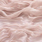 MLMW 3 Pack Pink Cheesecloth Table Runner Boho Gauze Rustic Cheese Cloth Table Runner 160 inch Sheer 13.3ft for Gender Reveal Wedding Party Baby Bridal Shower Birthday