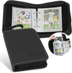 Trading Card Binder, Card Collection Binder Album Folder with 80 Side Loading Pockets, 1 Pocket Trading Card Album Folder for TGC,MTG, Baseball Cards, Yugioh