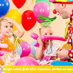24 Pack Metallic Fringe Party Blowers - Kids Party Noise Makers,Party Blowers for Kids,Horns & Whistles for Graduations,Weddings,Birthdays,Family Gatherings and Sporting Events
