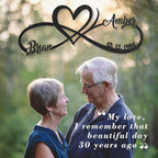 Personalized Anniversary Wedding Gifts for Couples 2025, Customized Metal Infinity Signs with Names & Date, Love Heart Unique Wall Art for Newlyweds Valentines