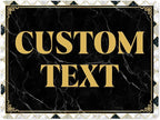 Custom Sign, Custom Street Sign, 11 Font Colors, 13 Font Styles, 4 Hole Options, 22 Sizes, 36x48 Inches, Rust Free DiBound, Fade Resistant, Made in USA by My Sign Center (Marble Tile)