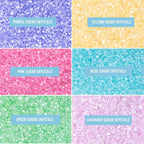 Sweets Indeed Sprinkles 6 Cell Edible Sprinkle Mix Jimmies Perfect for Cake Decorations Baking Ice Cream Cookies Cupcake Topper (Pastel)