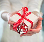 Christmas Gift Tags 60 Count with Untied String (15 Assorted Glitter, Foil, Printed Designs for DIY Xmas Present Wrap and Label Package Name Card)