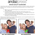 Andaz Press Bulk Photo Personalized Gift and Party Favors Collection, Table Tent Folded Place Cards, Custom Photo, 20-pack