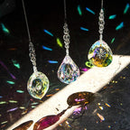 YU FENG 3PCS Crystal Suncatcher Pendant for Decor Hanging Glass Prism Rainbow Maker Light Catchers