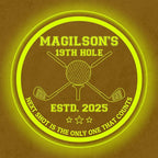 Custom Golf LED Bar Sign – Personalized Color Changing Acrylic Wall Decor for Home Bar, Man Cave, Game Room, or Patio (Golf Bar, 16 INCHES)