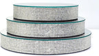 GIMORRTO Diamond Display Riser Stands 3 Set, Glam Accent Table Display Platform for Decorative Pieces, Mirrored Showpeice 3 Pack, Centerpiece Displayer (Round 3PC)