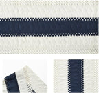 Artoid Mode Dark Blue Farmhouse Rustic Table Runner, Seasonal Holiday Hollow Kitchen Dining Table Decoration for Home Party Decor 12x90 Inch