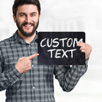 Custom Sign, Custom Street Sign, 11 Font Colors, 13 Font Styles, 4 Hole Options, 22 Sizes, 7x10 Inches, Rust Free DiBound, Fade Resistant, Made in USA by My Sign Center (Chalkboard Black)