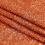 Sugargirl Orange Sequin Backdrop Curtain 2 Panels 2FTx8FT Glitter Orange Background Drapes Sparkle Photography Backdrop for Party Wedding Birthday Wall Decoration