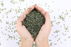 10000 pcs/Pack Wedding Table Scatter Confetti Crystals Acrylic Diamonds Vase Fillers 4.5 mm Rhinestones for Wedding, Bridal Shower, Vase Beads Decorations (Tea Green)