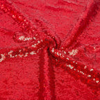 JYFLZQ Red Sequin Backdrop Curtains 2ft x 8ft 4 Panel Glitter Photo Booth Backdrops Sparkly Photography Background Drapes for Parties Wedding Bridal Showers