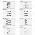 Personalized Signs for Home, Custom Sign with Any Text, 3 Sizes - 12 Background Options & 8 Fonts - Customizable Sign 14X11